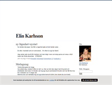 Tablet Screenshot of elinkarlsson.blogg.se