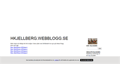Desktop Screenshot of kkjellberg.blogg.se