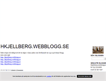 Tablet Screenshot of kkjellberg.blogg.se