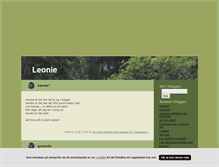 Tablet Screenshot of leonie.blogg.se