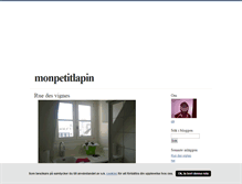 Tablet Screenshot of monpetitlapin.blogg.se