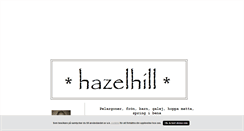 Desktop Screenshot of hazelhill.blogg.se