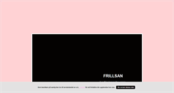 Desktop Screenshot of frillsan.blogg.se