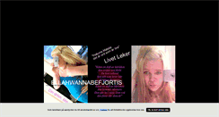 Desktop Screenshot of ellahwannabefjortis.blogg.se