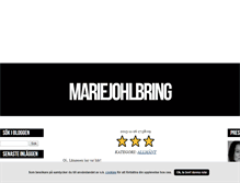 Tablet Screenshot of mariejohlbring.blogg.se