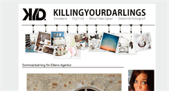 Desktop Screenshot of killingyourdarlings.blogg.se