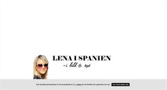 Desktop Screenshot of lenaispanien.blogg.se