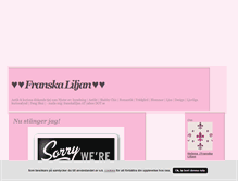 Tablet Screenshot of franskaliljan.blogg.se
