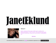 Tablet Screenshot of janeteklund.blogg.se