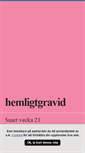 Mobile Screenshot of hemligtgravid.blogg.se