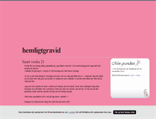 Tablet Screenshot of hemligtgravid.blogg.se