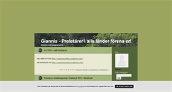 Desktop Screenshot of giannis.blogg.se