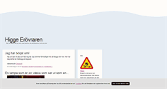 Desktop Screenshot of higge.blogg.se