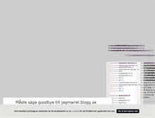 Tablet Screenshot of jagmariel.blogg.se