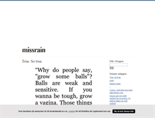 Tablet Screenshot of missrain.blogg.se