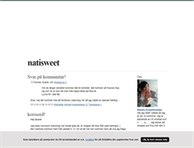 Tablet Screenshot of natisweet.blogg.se