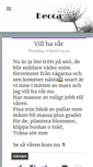 Mobile Screenshot of beccalundin.blogg.se