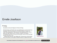 Tablet Screenshot of emeliejosefsson.blogg.se