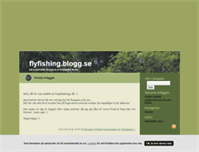 Tablet Screenshot of flyfishing.blogg.se