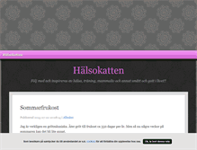 Tablet Screenshot of halsokatten.blogg.se