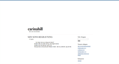 Desktop Screenshot of carinahill.blogg.se