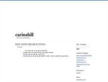 Tablet Screenshot of carinahill.blogg.se