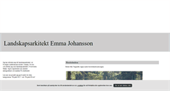 Desktop Screenshot of landskapsarkitekt.blogg.se
