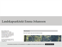 Tablet Screenshot of landskapsarkitekt.blogg.se