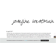 Tablet Screenshot of jwestmans.blogg.se