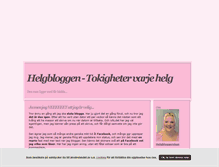 Tablet Screenshot of fredagsblogg.blogg.se