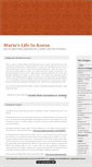 Mobile Screenshot of mariaslifeinkorea.blogg.se