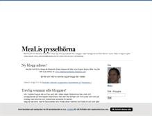 Tablet Screenshot of mealispysselhorna.blogg.se