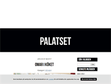 Tablet Screenshot of palats.blogg.se