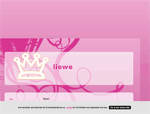 Tablet Screenshot of liewe.blogg.se