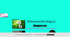 Desktop Screenshot of flickaneemeliie.blogg.se