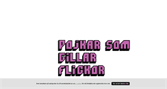Desktop Screenshot of pojkarsomgillarflickor.blogg.se