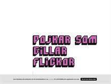 Tablet Screenshot of pojkarsomgillarflickor.blogg.se