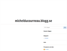 Tablet Screenshot of michelducourneau.blogg.se
