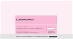 Desktop Screenshot of konstenattvinna.blogg.se