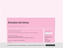Tablet Screenshot of konstenattvinna.blogg.se