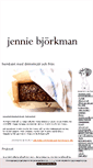 Mobile Screenshot of jenniebjorkmaan.blogg.se