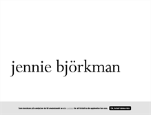 Tablet Screenshot of jenniebjorkmaan.blogg.se