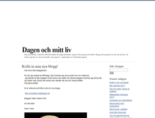 Tablet Screenshot of dagenochlivet.blogg.se