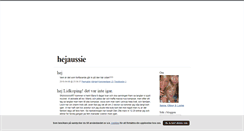 Desktop Screenshot of hejaussie.blogg.se