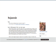 Tablet Screenshot of hejaussie.blogg.se