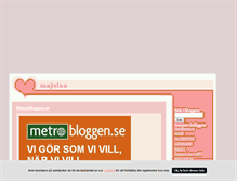 Tablet Screenshot of majslan.blogg.se