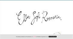 Desktop Screenshot of ellarosmarin.blogg.se