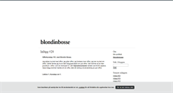Desktop Screenshot of blondinbosse.blogg.se