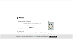 Desktop Screenshot of petraca.blogg.se