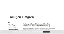 Desktop Screenshot of familjenelmgren.blogg.se